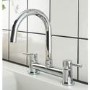 Refurbished Abode Contemporary Deck Mixer Tap - Chrome