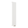 Refurbished Eco Eleganza White Vertical Flat Aluminium Middle Connection Radiator 1800x375mm Single Panel 2823 BTU