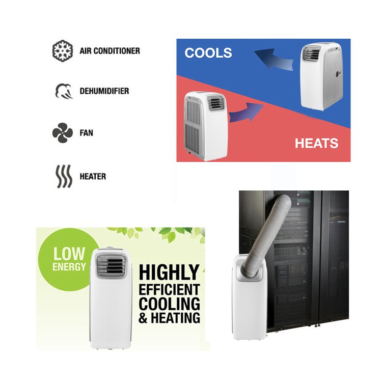 Refurbished electriQ AirFlex 14000 BTU 4kW Portable Air Conditioner