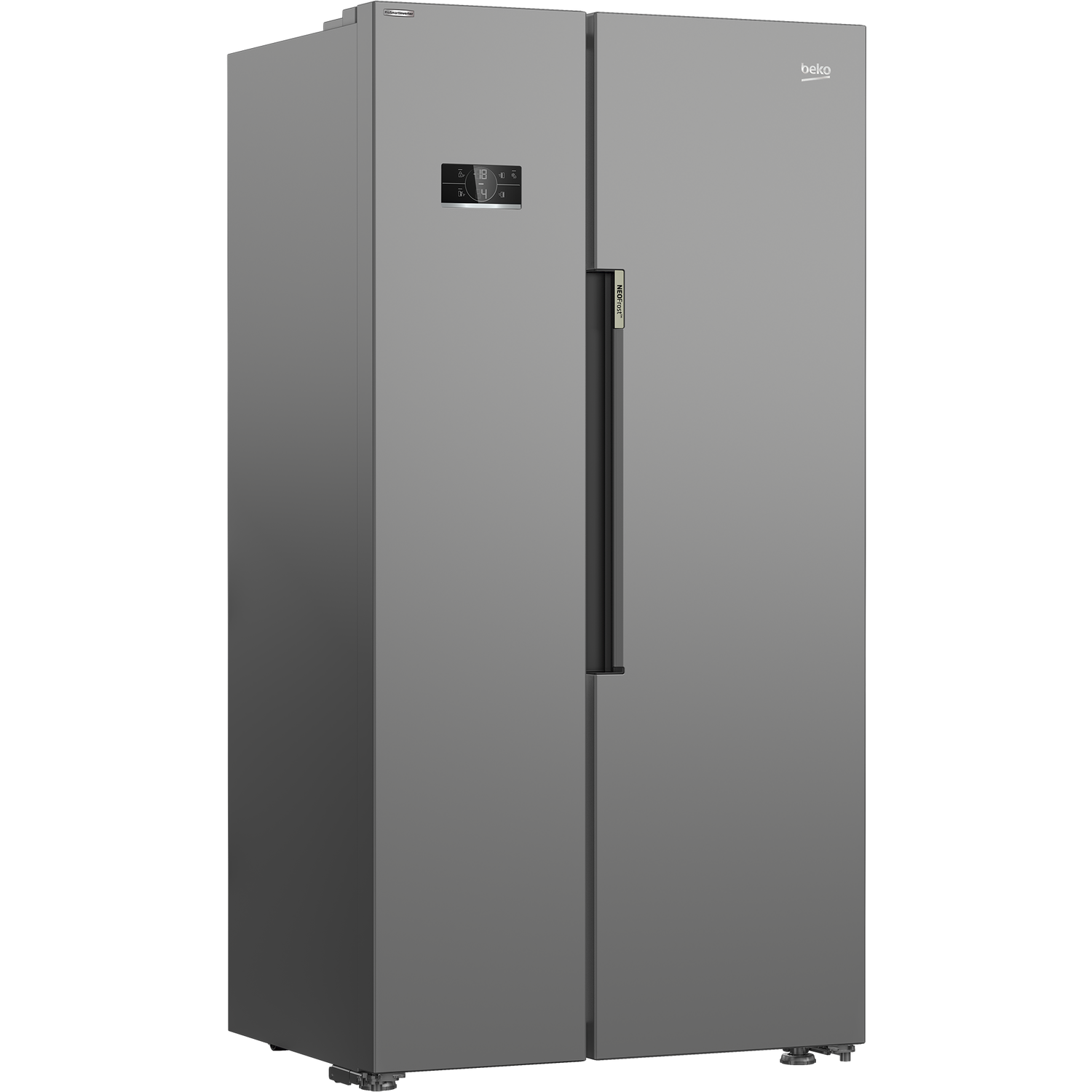 Beko 558 Litre SideBySide American Fridge Freezer Silver ASL1342S Appliances Direct