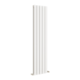 Refurbished Eco Eleganza White Vertical Flat Designer Aluminium Radiator 1600x375mm Double Panel 3374 BTU