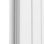 Refurbished Eco Eleganza White Vertical Flat Designer Aluminium Radiator 1800x600mm Double Panel 5856 BTU