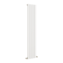 Refurbished - Eco Eleganza White Vertical Flat Designer Aluminium Radiator 1600x300mm Single Panel 2036 BTU