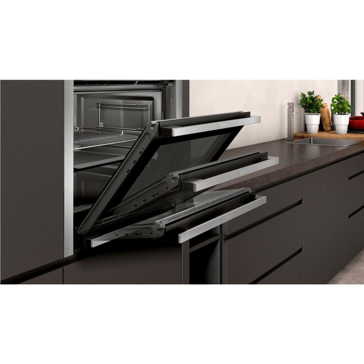 GRADE A2 - Neff B5AVM7HH0B built-in/under single oven Electric Built-in  in Stainless steel