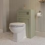 GRADE A1 - 500mm Green Back to Wall Toilet Unit Only - Baxenden