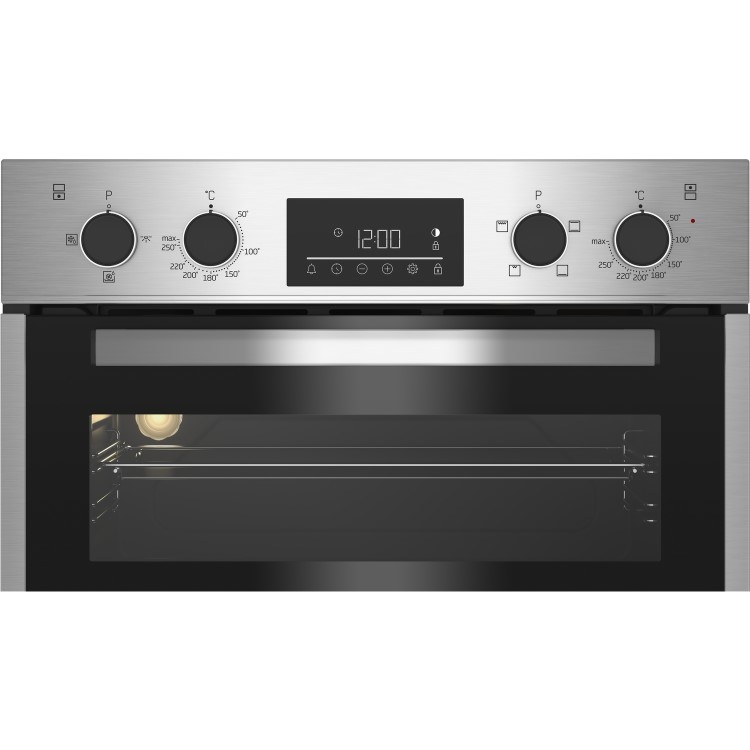 Beko BBDF26300X Built-In Electric Double Oven - Stainless Steel  