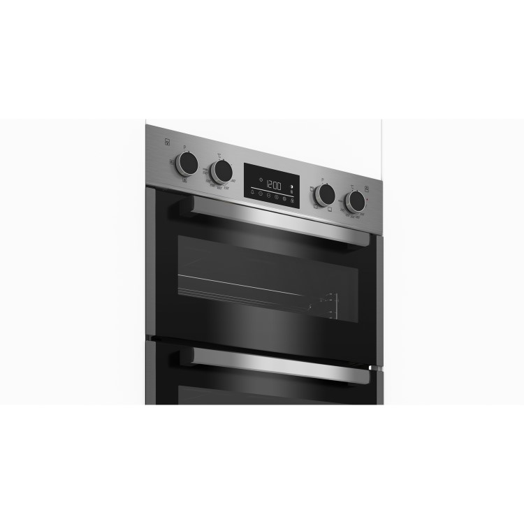 Beko BBDF26300X Built-In Electric Double Oven - Stainless Steel  