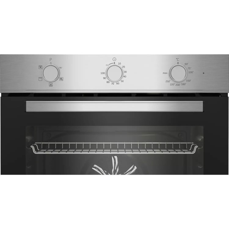 Refurbished Beko BBIF22100X 60cm Single Built In Electric Oven Stainless Steel