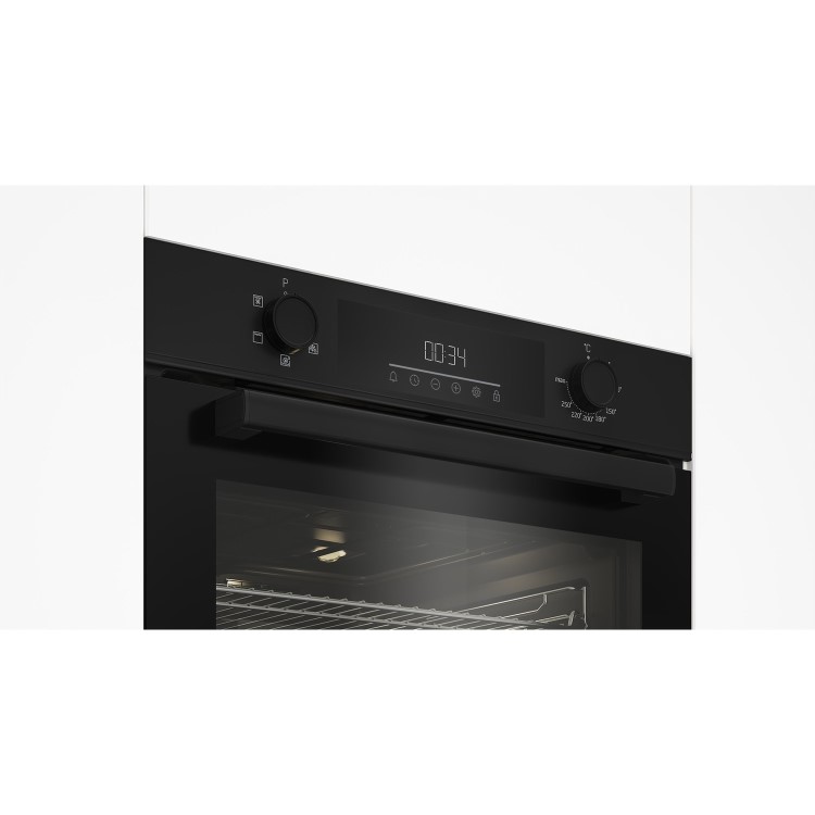 Refurbished Beko BBIF22300B 60cm Single Built In Electric Oven Black