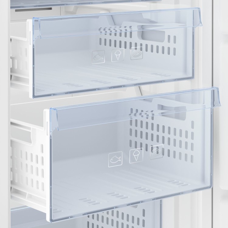 Refurbished Beko BFFD4577 Integrated 220 Litre Upright Freezer