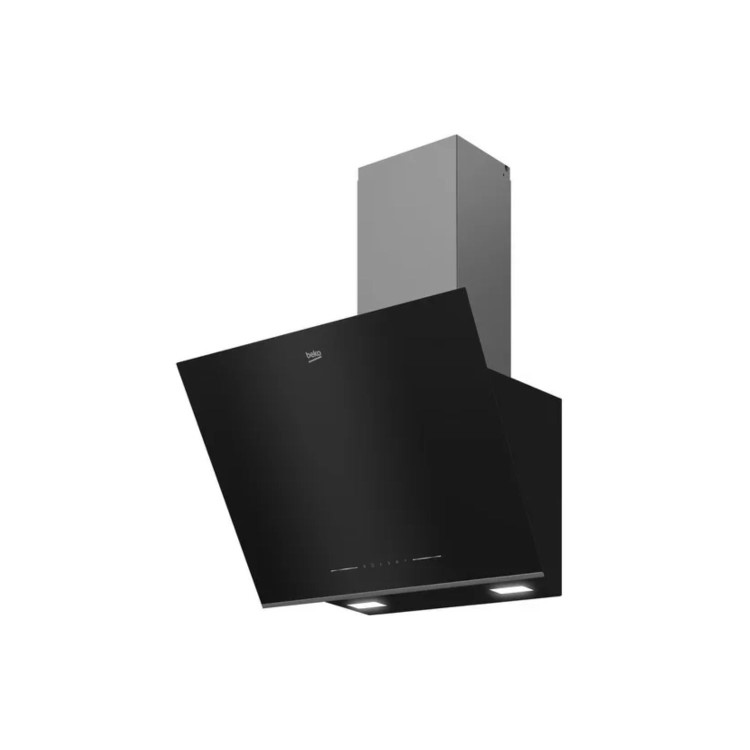 Refurbished BEKO Pro BHCA66341BBH Chimney Cooker Hood - Black