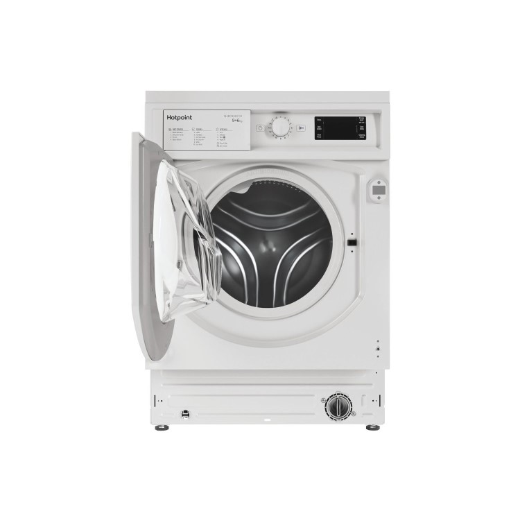 Refurbished Hotpoint Anti-Stain BIWDHG961485UK Integrated 9/6KG 1400 Spin Washer Dryer White