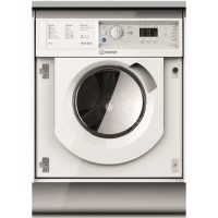 GRADE A1 - Indesit BIWDIL7125 7kg Wash 5kg Dry 1200rpm Integrated Washer Dryer With Push&Go - White