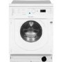 GRADE A1 - Indesit BIWDIL7125 7kg Wash 5kg Dry 1200rpm Integrated Washer Dryer With Push&Go - White