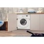 GRADE A1 - Indesit BIWDIL7125 7kg Wash 5kg Dry 1200rpm Integrated Washer Dryer With Push&Go - White