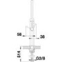 Blanco Chrome Single Lever Mini Kitchen Mixer Tap – Culina-S
