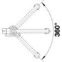 Blanco Chrome Single Lever Mini Kitchen Mixer Tap – Culina-S