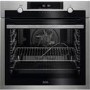 Refurbished AEG BPE556060M 6000 SteamBake 60cm Single Built In Electric Oven Stainless Steel