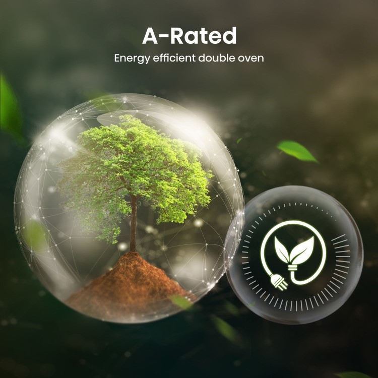 Hisense Hi6 BUD714221AX Built-Under Electric Double Oven - Stainless Steel