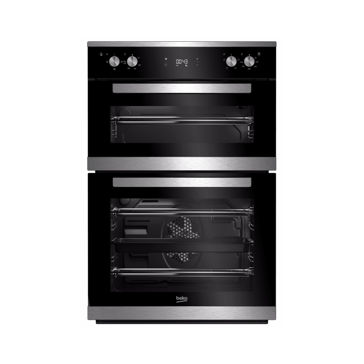 Refurbished Beko Pro BXDF25300X 90cm Double Built In Electric Oven