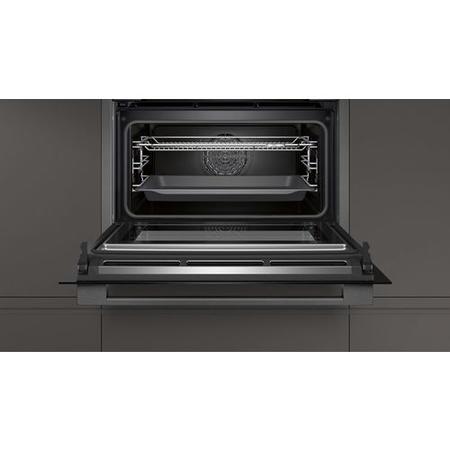 Refurbished Neff N70 C17MR02G0B 60cm Single Built In Electric Oven with Microwave