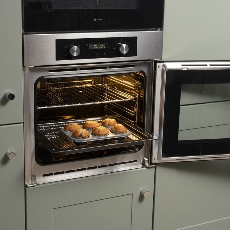 Refurbished Caple 67L Side-opening Built In Electric Single Oven Stainless Steel