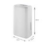 GRADE A2 - electriQ 10 Litre Dehumidifier with Humidistat and Odour Filter for Damp Mould Drying Clothes