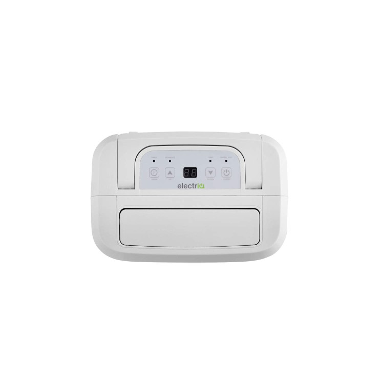 GRADE A2 - electriQ 10 Litre Dehumidifier with Humidistat and Odour Filter for Damp Mould Drying Clothes