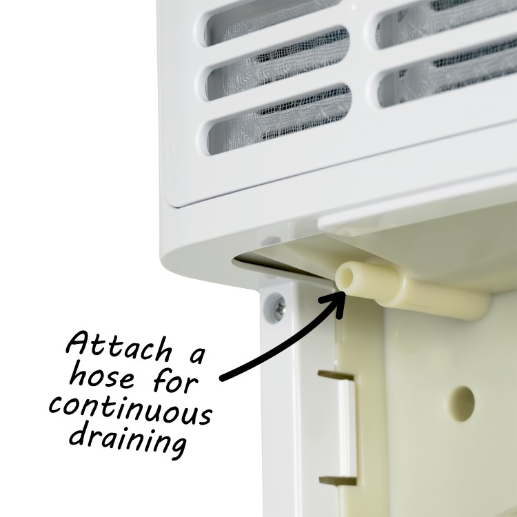 GRADE A2 - electriQ 10 Litre Dehumidifier with Humidistat and Odour Filter for Damp Mould Drying Clothes