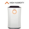 GRADE A1 - ElectriQ 12 litre Low Energy Premium Dehumidifier for up to 3 bed house with Digital Humidistat and UV Plasma Air Purifier