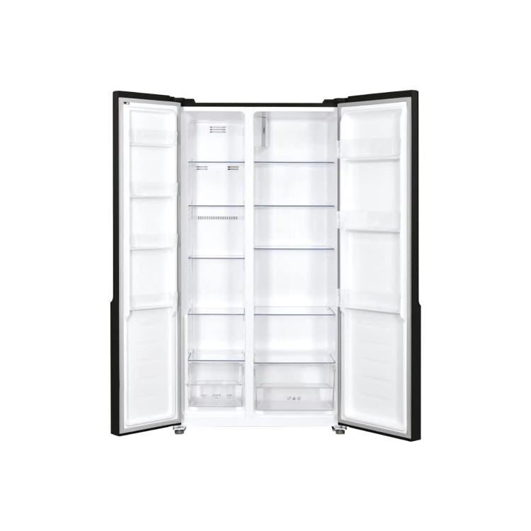 Candy 442 Litre Side-By-Side American Fridge Freezer - Black