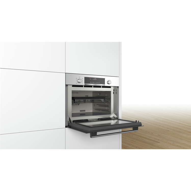 GRADE A2 - Bosch CPA565GS0B Serie 6 Built-in Combination Microwave Oven With Steam Cooking - Stainless Steel