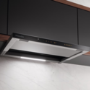 Refurbished Miele DAS4630 60cm Slimeline Cooker Hood Obsidian Black 