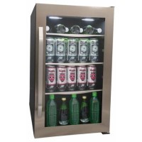 Refurbished Danby DBC122KD1BSS Freestanding 124 Can Drinks Fridge