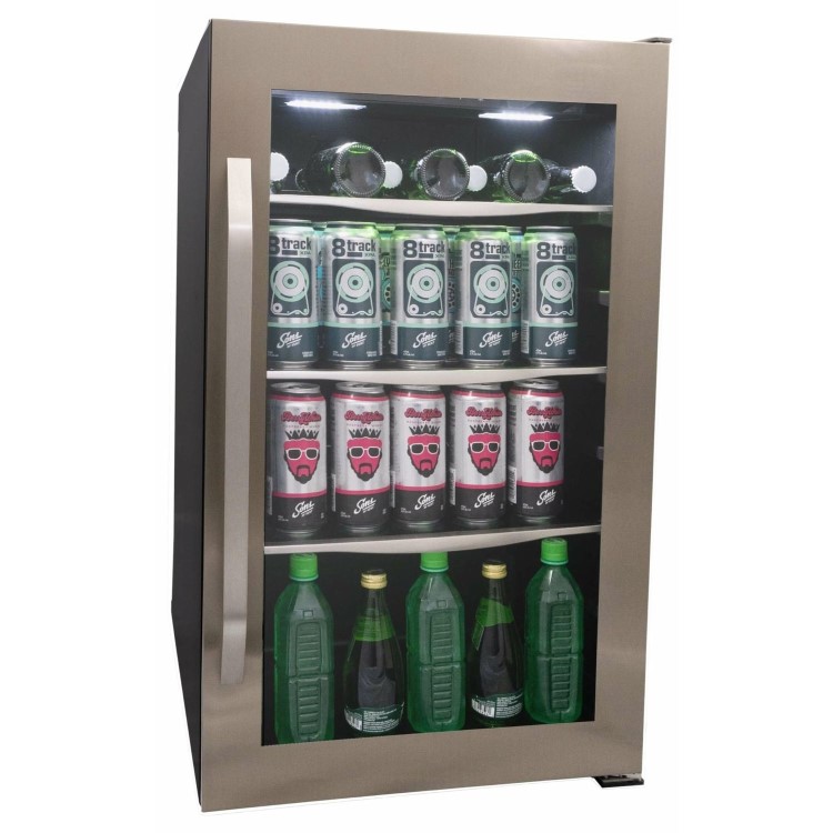 Refurbished Danby DBC122KD1BSS Freestanding 124 Can Drinks Fridge