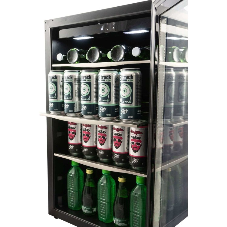 Refurbished Danby DBC122KD1BSS Freestanding 124 Can Drinks Fridge