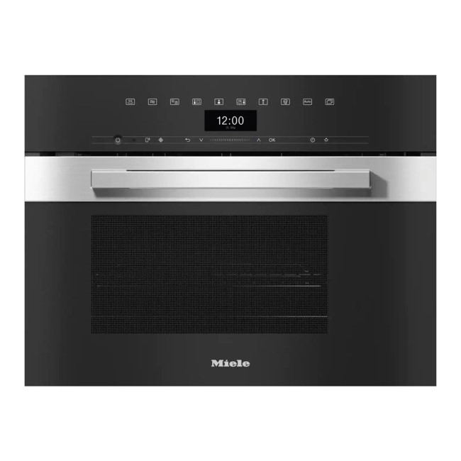 Refurbished Miele DGM7440 PureLine 60cm Single Built In Electric Oven Clean Steel A1/DGM7440