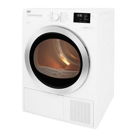 Refurbished Beko DHX93460W Freestanding Heat Pump 9KG Tumble Dryer White