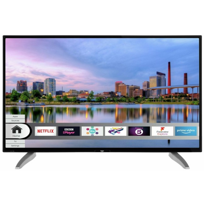Refurbished Bush 40" 4K Ultra HD with HDR LED Freeview HD Smart TV without Stand