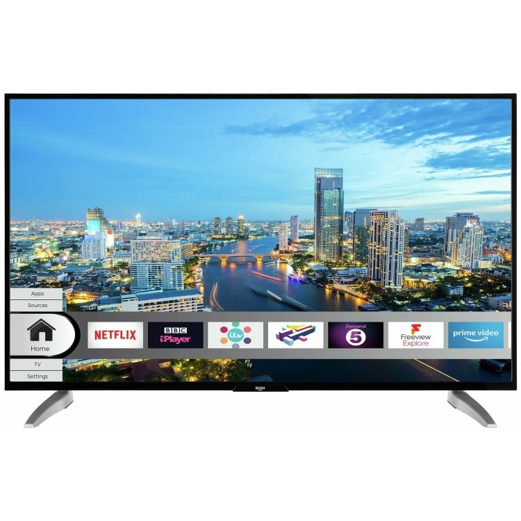 Refurbished Bush 49" 4K Ultra HD with HDR LED Smart TV