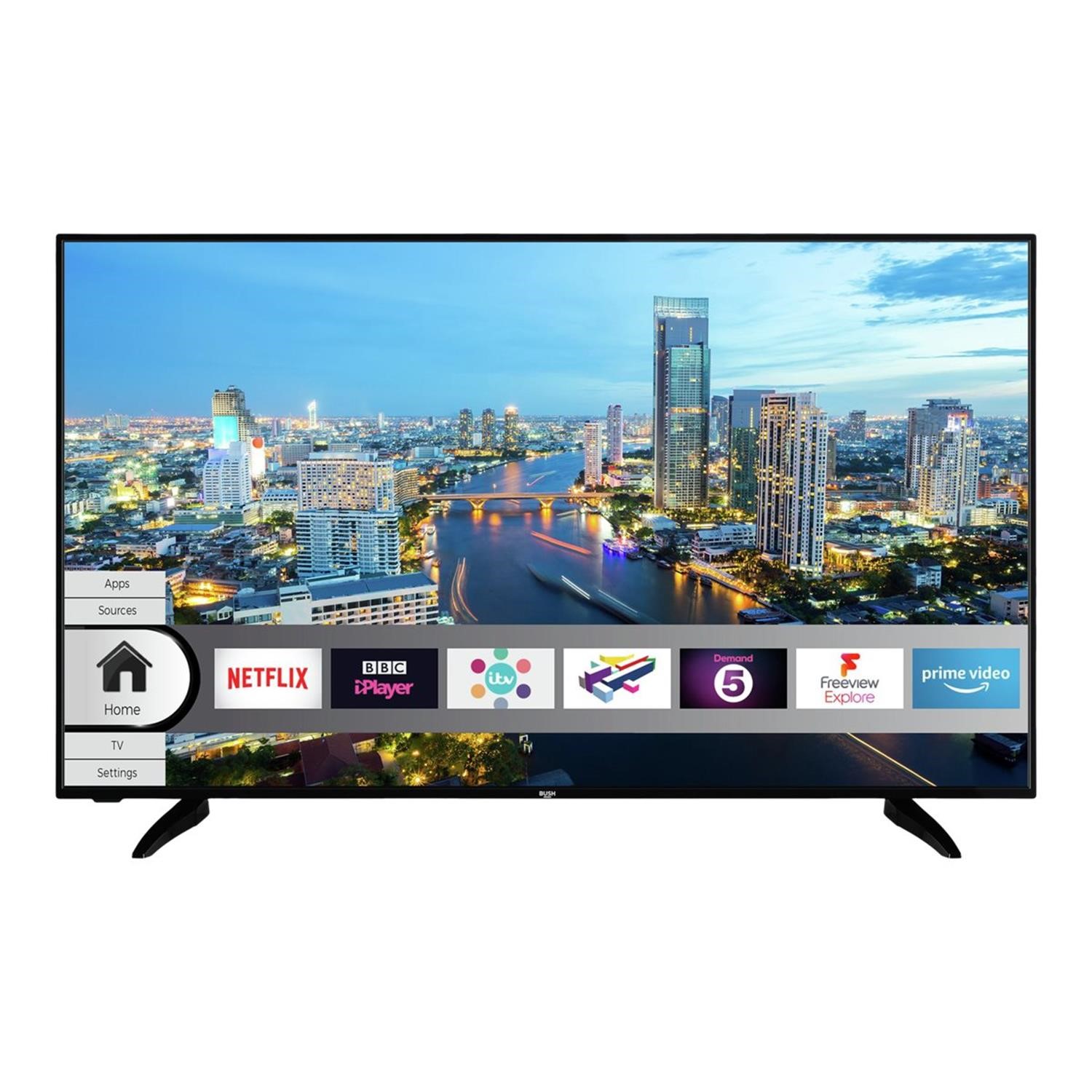 Refurbished Bush 55 4K Ultra HD with HDR LED Freeview Play Smart TV