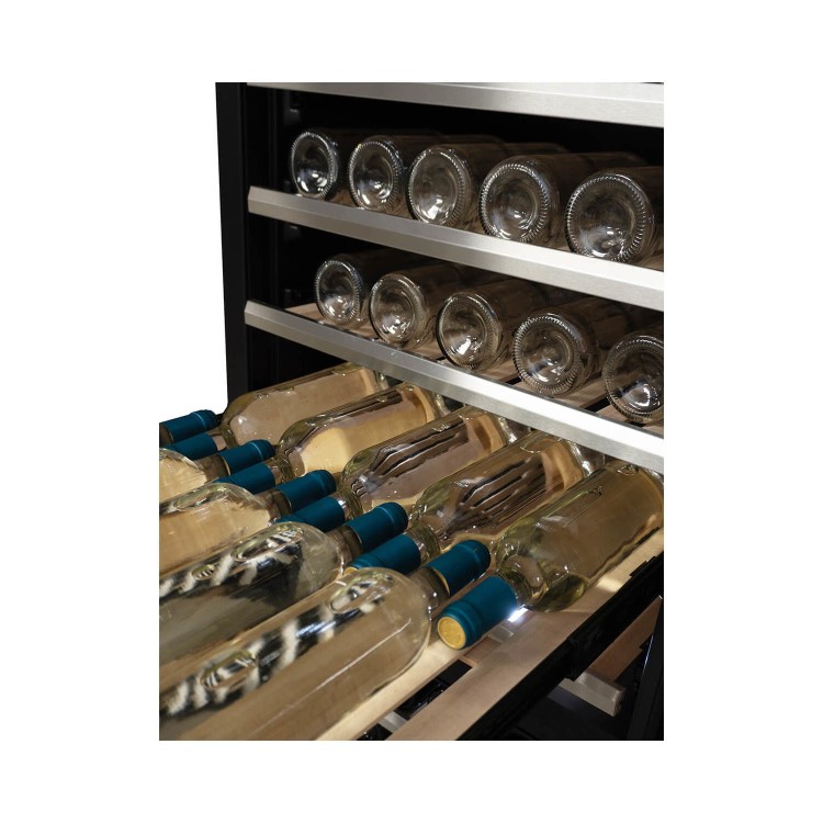 Refurbished Danby DWC398KD1BSS Freestanding 129 Bottle Dual Zone Wine Cooler
