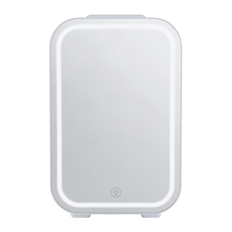electriQ 6L Portable Mini Skincare Fridge with Mirror and LED Light 