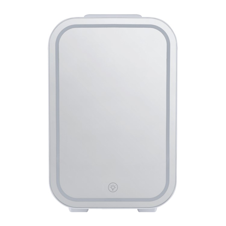 electriQ 6L Portable Mini Skincare Fridge with Mirror and LED Light 