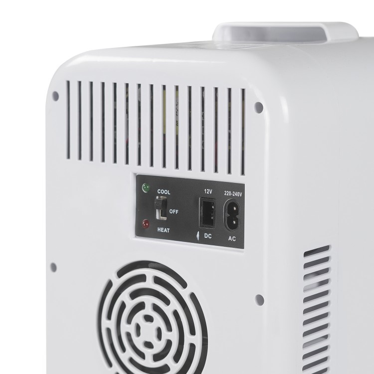 electriQ 6L Portable Mini Skincare Fridge with Mirror and LED Light 