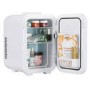 electriQ 6L Portable Mini Skincare Fridge with Mirror and LED Light 