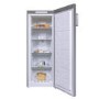 Refurbished electriQ EQFSF144FFINOXVE1 Freestanding 166 Litre Upright Frost Free Freezer Stainless Steel