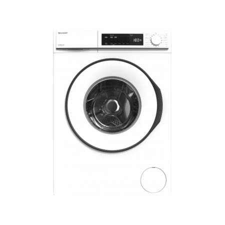Refurbished Sharp ES-NFB8141WD-EN Freestanding 8KG 1400 Spin Washing Machine