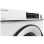 Refurbished Sharp ES-NFB8141WD-EN Freestanding 8KG 1400 Spin Washing Machine