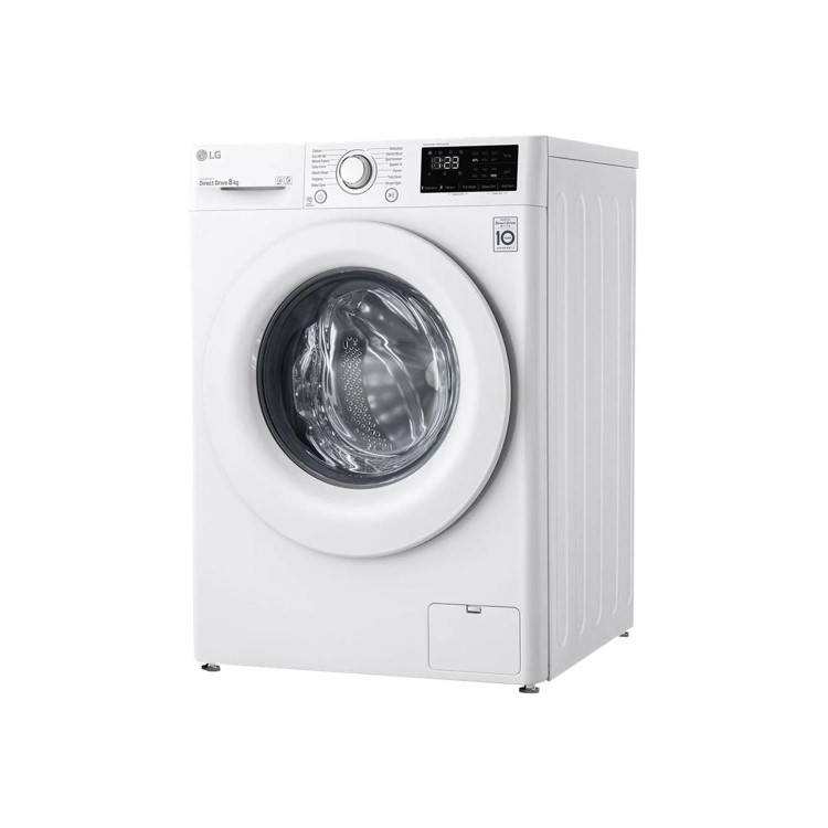 Refurbished LG F4V308WNW Freestanding 8KG 1400 Spin Washing Machine